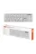 Клавіатура бездротова 2E KS270 WL/BT EN/UKR Silver/White