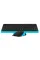 Комплект (клавіатура, миша) A4Tech F1010 Black/Blue