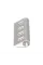 Концентратор USB 2.0 Maxxter 4хUSB2.0 Silver (HU2A-4P-01)