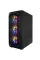 Корпус 1stPlayer X6-BK-4F1 Black