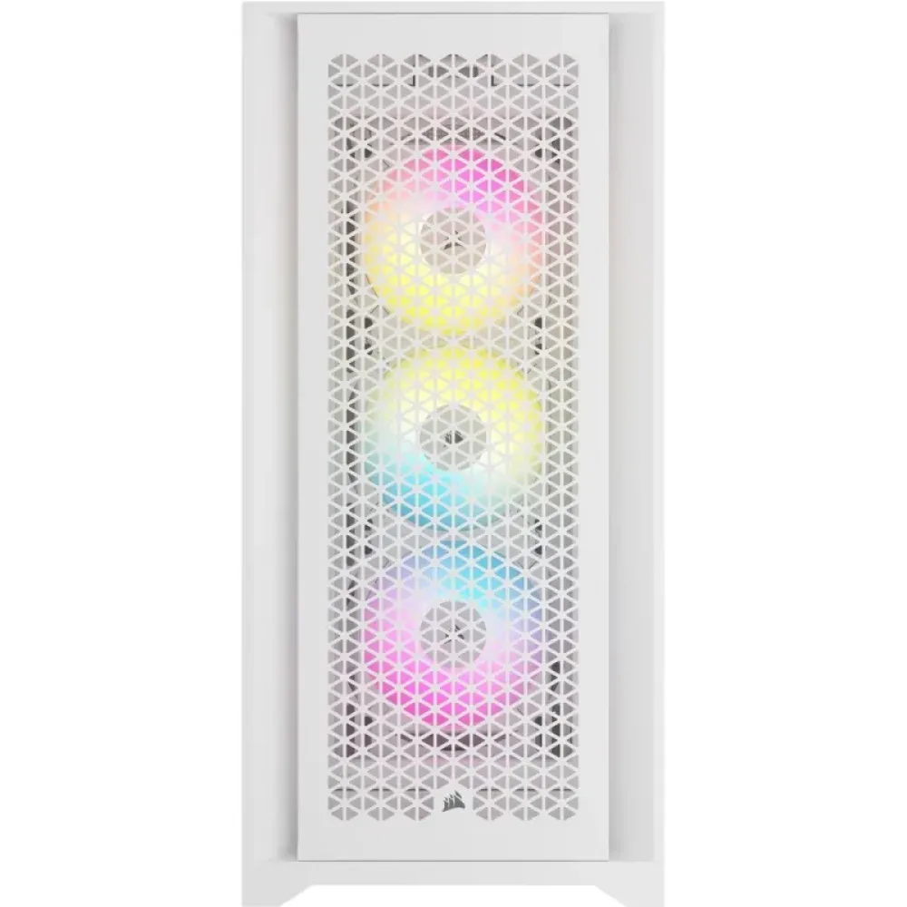 Корпус Corsair iCUE 5000D RGB AirFlow Tempered Glass White (CC-9011243-WW) без БЖ
