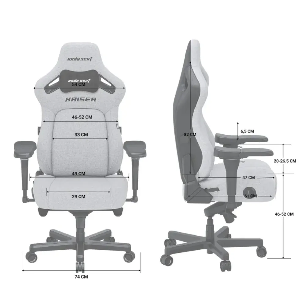 Крісло для геймерів Anda Seat Kaiser 4 Size L Orange