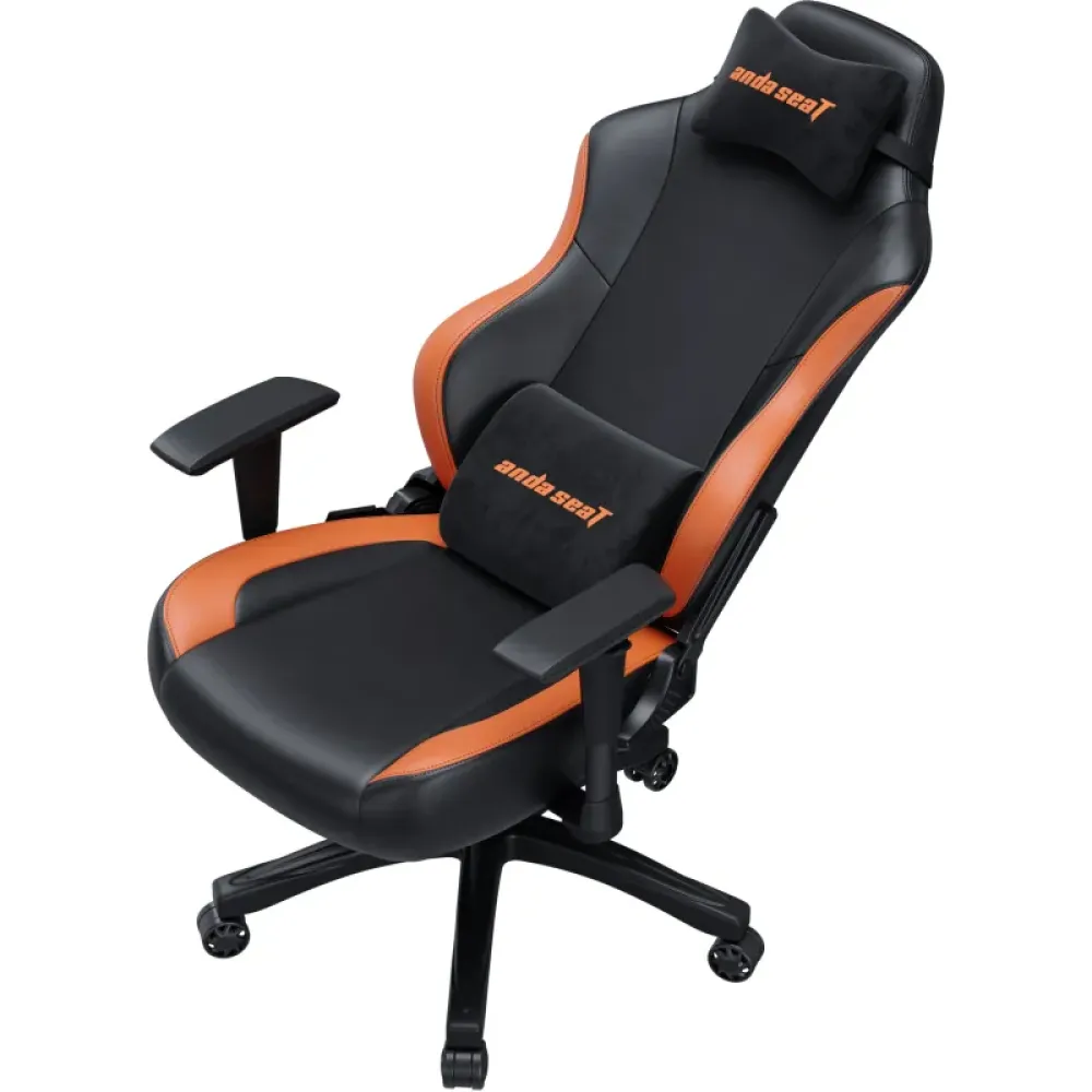 Крісло для геймерів Anda Seat Luna Size L PVC Black/Orange (AD18-48-BO-PV)