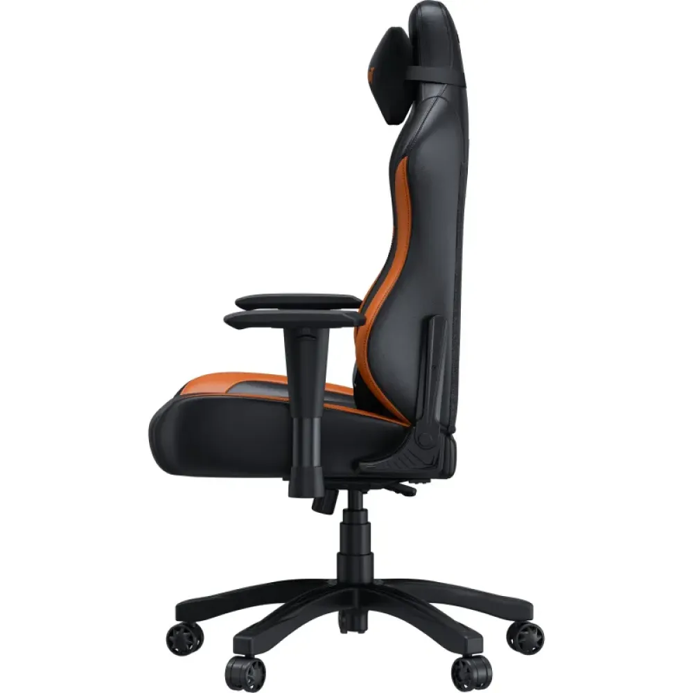 Крісло для геймерів Anda Seat Luna Size L PVC Black/Orange (AD18-48-BO-PV)
