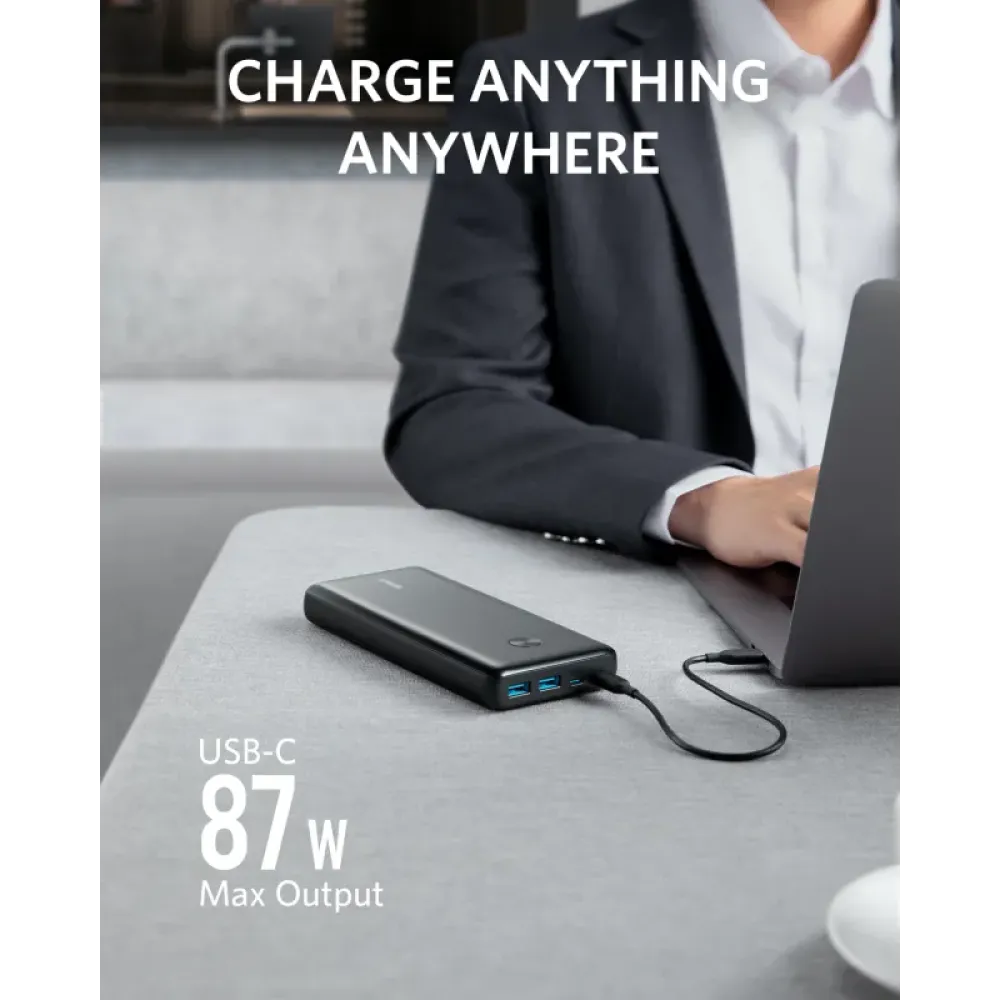 Повербанк Anker PowerCore III Elite 25600 mAh 87W (Black)