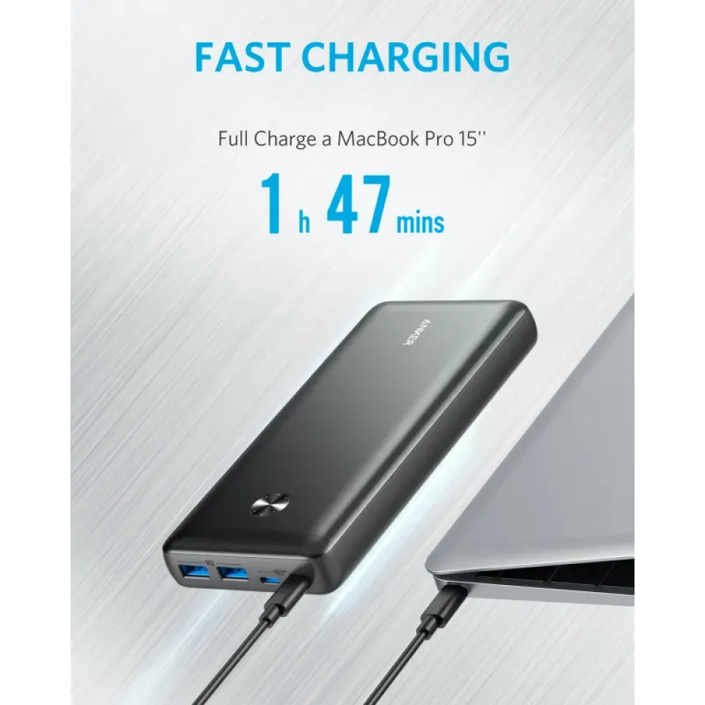 Повербанк Anker PowerCore III Elite 25600 mAh 87W (Black)
