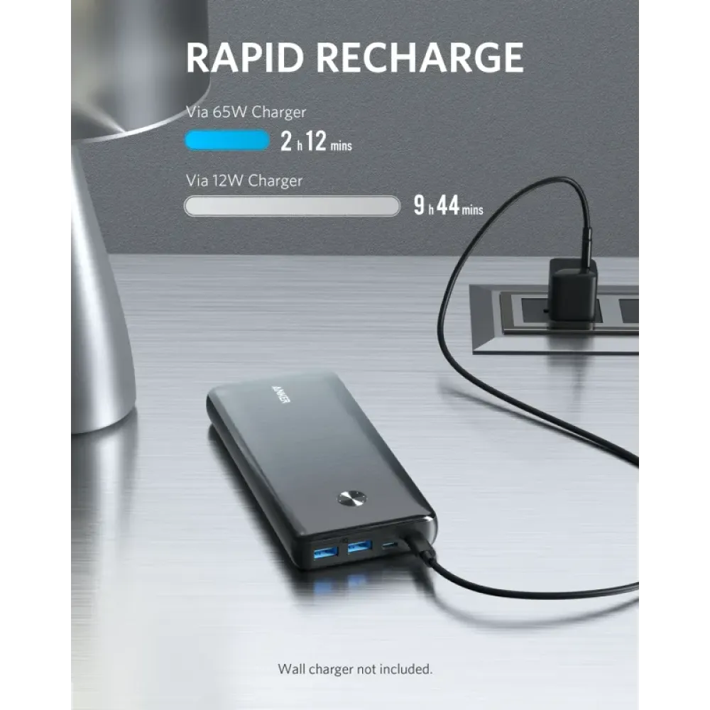 Повербанк Anker PowerCore III Elite 25600 mAh 87W (Black)