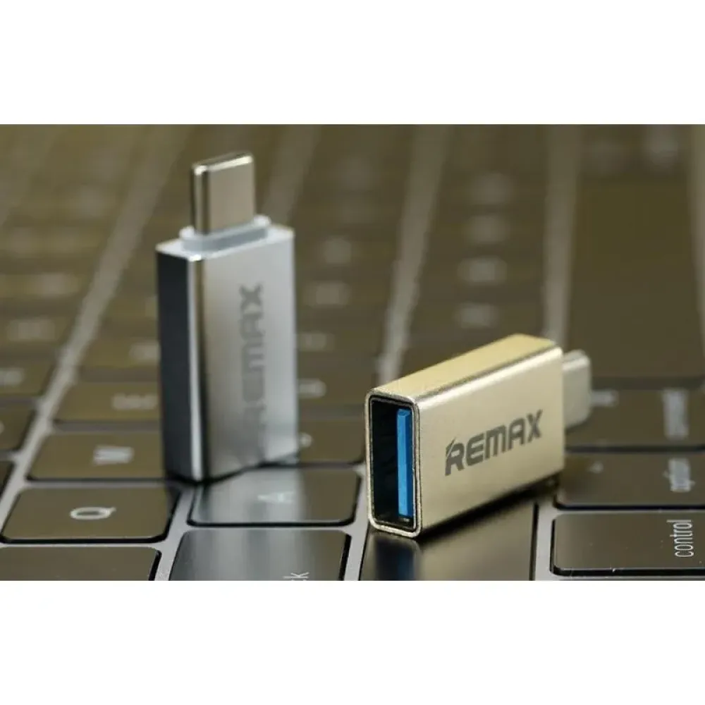 Адаптер Remax Glance USB-USB Type-C RA-OTG1 Silver