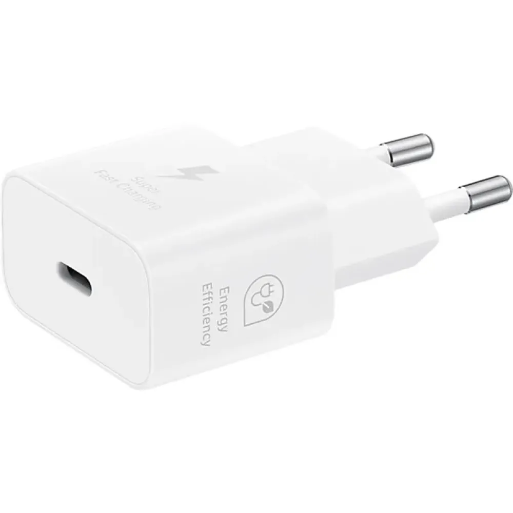 Мережевий зарядний пристрій Samsung 25W Type-C White (EP-T2510NWEGEU)