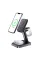 Бездротовий зарядний пристрій Usams US-CC150 3in1 Magnetic Wireless Charging Stand 20W Black