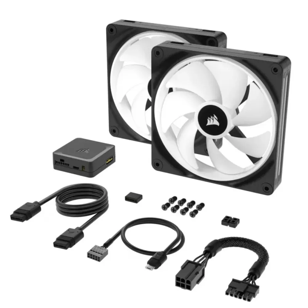 Corsair iCUE Link QX140 RGB PWM PC Fans Starter Kit з iCUE Link System Hub
