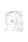 Вентилятор ID-Cooling TF-12025-Pro ARGB Reverse White