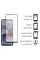 Захисне скло Dengos для Motorola G55 Black Full Glue (TGFG-398)