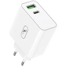 Мережевий зарядний пристрій SkyDolphin SC10 High Power PD 65W+QC3.0 White (SDMZP-000188)
