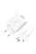 Зарядний пристрій SkyDolphin SC30V (2USB, 2.1A) White (SDMZP-000114) + кабель microUSB