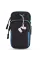 Спортивний чохол на руку BeCover BC0011 6.5" Black/Blue + органайзер для навушників