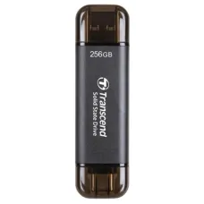 SSD накопичувач Transcend ESD310C 256GB USB Type C/A Gray