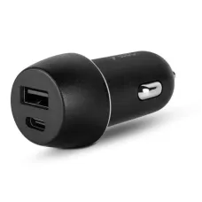 Автомобільний зарядний пристрій Ttec SmartCharger Duo USB-C/USB-A /30Вт Black (2CKS24S)