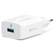 Мережевий зарядний пристрій Ttec SpeedCharger QC 3.0 USB 3A 18W White (2SCQC01K)