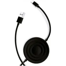 Бездротовий зарядний пристрій Usams US-CC096 Wireless Charger + Lightning Charging Cable Black