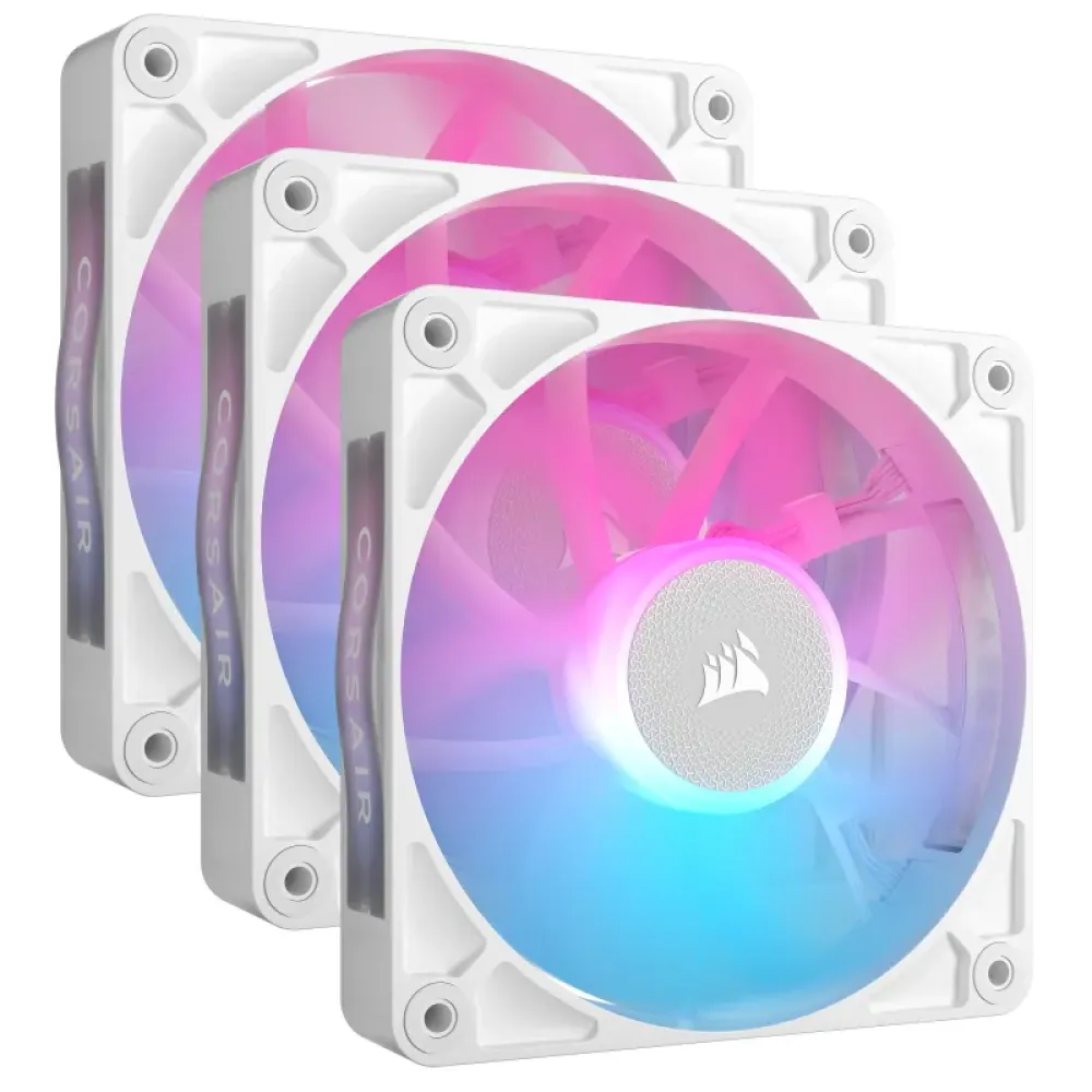 Вентилятор Corsair iCUE Link RX120 RGB PWM White Triple Pack
