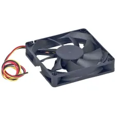 Вентилятор Gembird Sleeve D7015SM-3, 70x70x15 мм, 3-pin, чорний