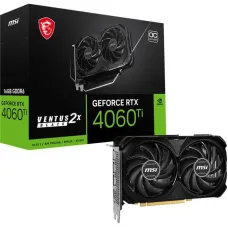 Відеокарта GF RTX 4060 Ti 16GB GDDR6 Ventus 2X Black OC MSI (GeForce RTX 4060 Ti VENTUS 2X BLACK 16G