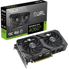Відеокарта GF RTX 4060 Ti  8GB GDDR6 Dual Evo OC Asus (DUAL-RTX4060TI-O8G-EVO)