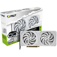 Відеокарта GF RTX 4070 12GB GDDR6 White OC Palit (NE64070S19K9-1048L)