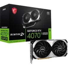 Відеокарта GF RTX 4070 Ti Super 16GB GDDR6X Ventus 2X OC MSI (GeForce RTX 4070 Ti SUPER 16G VENTUS 2