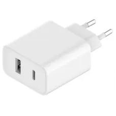 Мережевий зарядний пристрій Xiaomi (1USBх3A, 1USB-Cx3A) White (BHR4996GL)