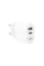 Мережевий зарядний пристрій XO L97 (1USB-C, 1USB, 2.4А) White